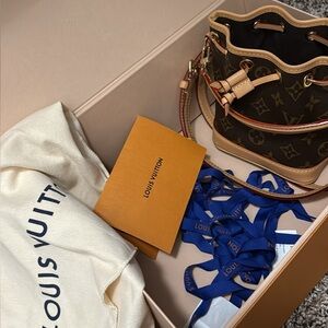 Louis Vuitton Nano and LV scarf